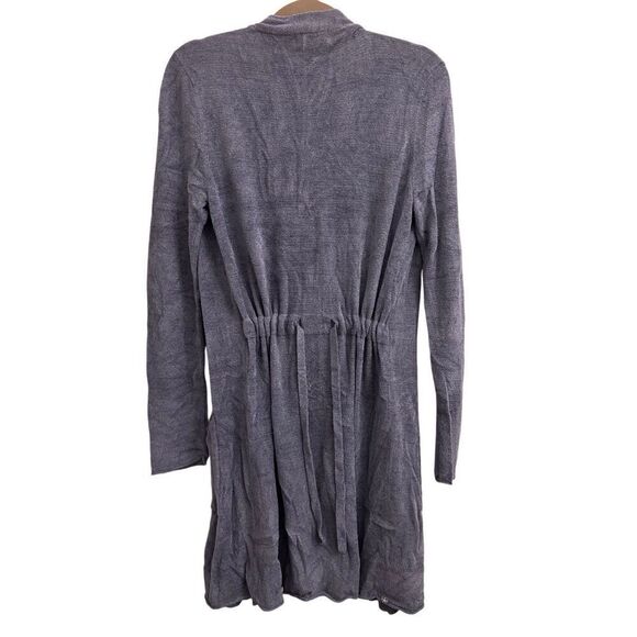 Barefoot Dreams CozyChic Ultra Lite Santa Monica Open Front Longline Cardigan S - Picture 4 of 9